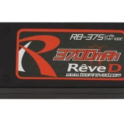 Reve D 2S LiPo Battery 100C w/4mm Bullets (7.4V/3700mAh)
