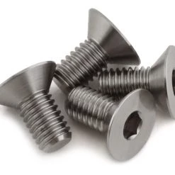 Reve D 3x5mm SPM Titanium Flat Head Screws (4)