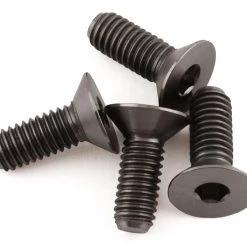 Reve D 3x8mm SPM Titanium Flat Head Screws (4)
