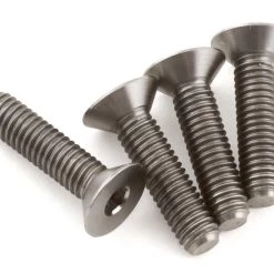 Reve D 3x12mm SPM Titanium Flat Head Screws (4)