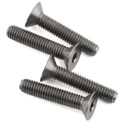 Reve D 3x15mm SPM Titanium Flat Head Screws (4)