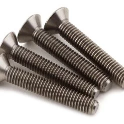 Reve D 3x18mm SPM Titanium Flat Head Screws (4)