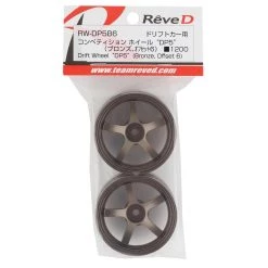Reve D DP5 Drift Wheel (Bronze) (2) (6mm Offset) w/12mm Hex -Scale By Chris Sales 2022 rv rw dp5b6 2