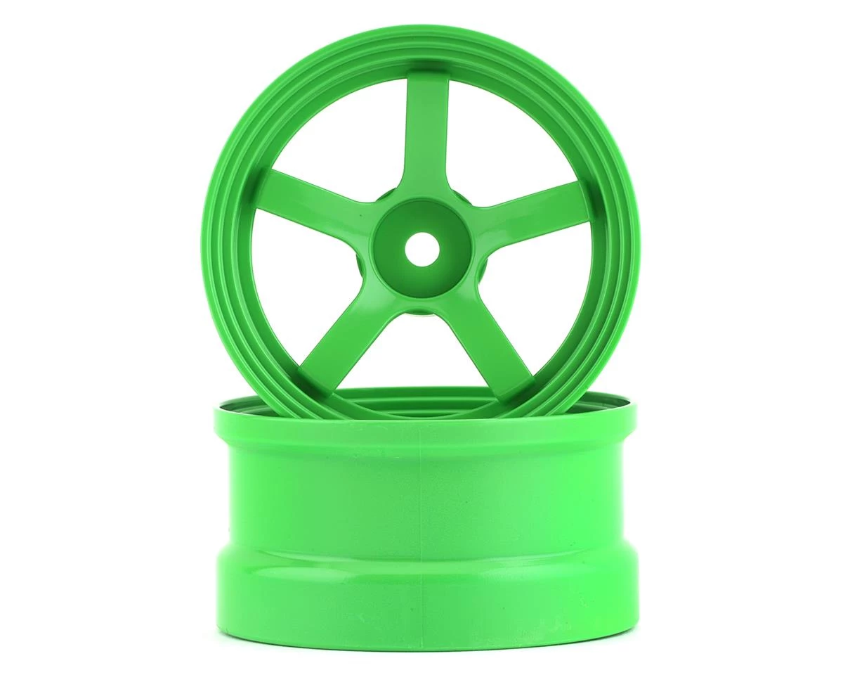 Reve D DP5 Drift Wheel (Green) (2) (6mm Offset) w/12mm Hex 3 Reve D DP5 Drift Wheel (Green) (2) (6mm Offset) w/12mm Hex