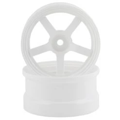 Reve D DP5 Drift Wheel (White) (2) (6mm Offset) w/12mm Hex
