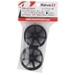 Reve D JD7 Drift Wheel (Black) (2) (8mm Offset) w/12mm Hex -Scale By Chris Sales 2022 rv rw jd7mk8 2