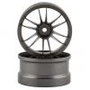 Reve D UL12 Drift Wheel (Gunmetal) (2) (6mm Offset) w/12mm Hex -Scale By Chris Sales 2022 rv rw ul12m6