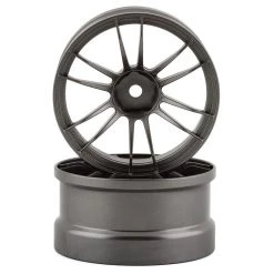 Reve D UL12 Drift Wheel (Gunmetal) (2) (6mm Offset) w/12mm Hex