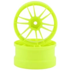 Reve D UL12 Drift Wheel (Yellow) (2) (6mm Offset) w/12mm Hex