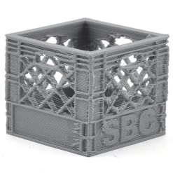 Scale By Chris Small Milk Crate (Grey)