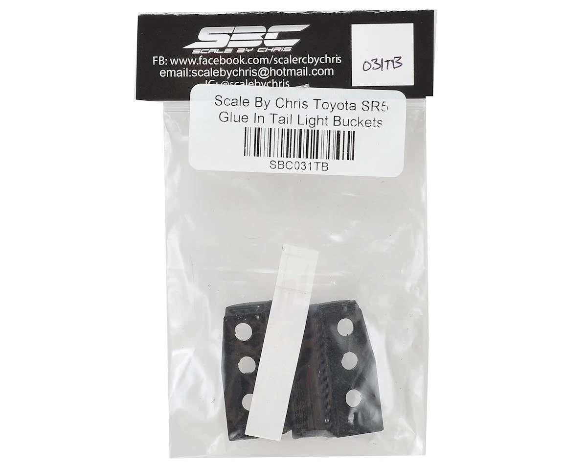 Scale By Chris Toyota SR5 Glue In Tail Light Buckets (Pro-Line SR5) 4 Scale By Chris Toyota SR5 Glue In Tail Light Buckets (Pro-Line SR5) - Image 2