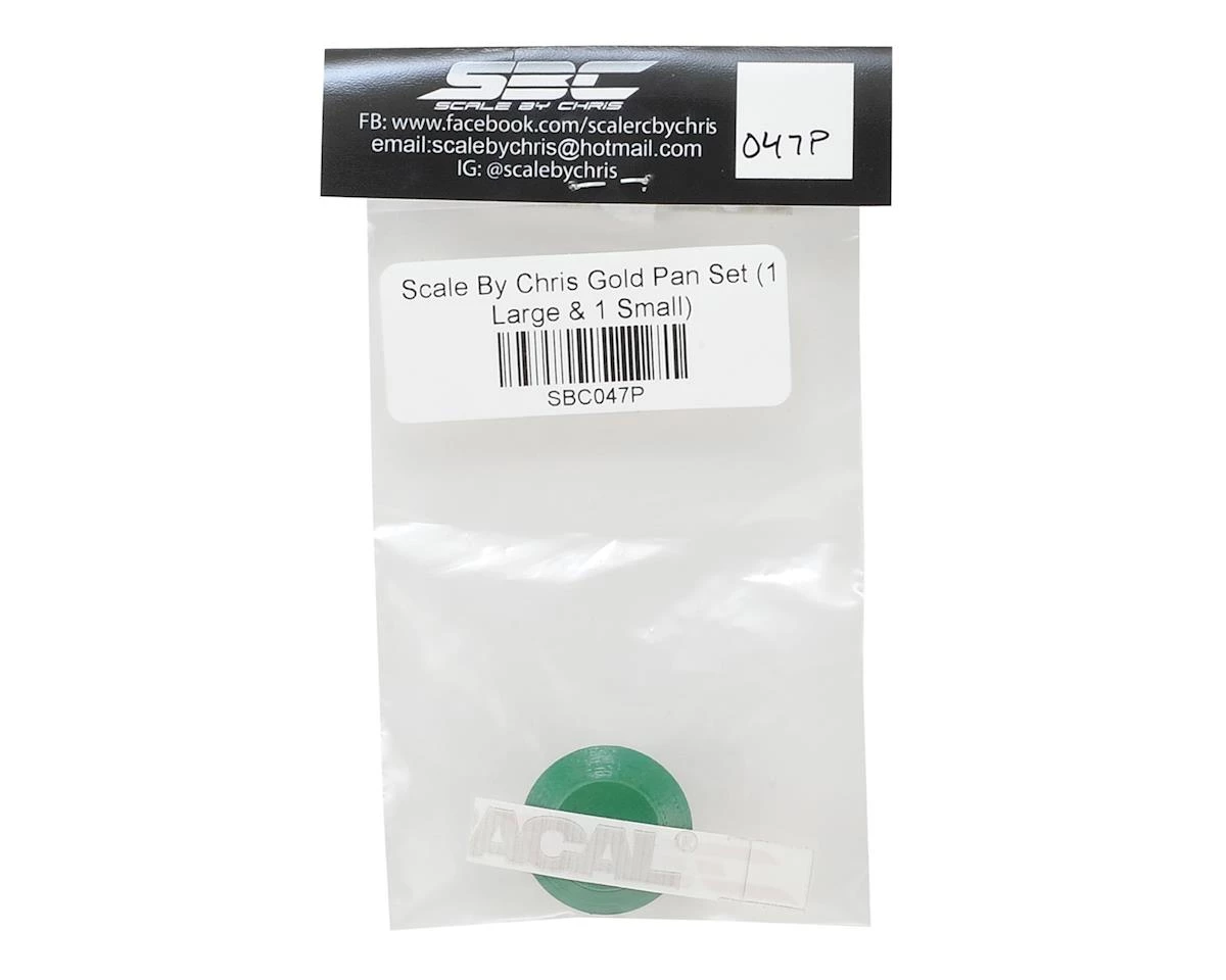 Scale By Chris Scale Gold Pan Set (1 Large & 1 Small) (Miniature Scale Accessory) 4 Scale By Chris Scale Gold Pan Set (1 Large & 1 Small) (Miniature Scale Accessory) - Image 2