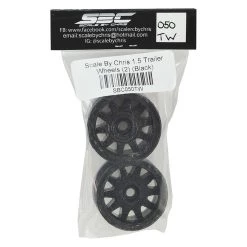 Scale By Chris 1.5 Trailer Wheels (2) (Black) -Scale By Chris Sales 2022 sbc050tw 2