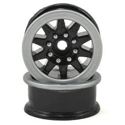 Scale By Chris 1.9 Trailer Wheels (2) (Black)