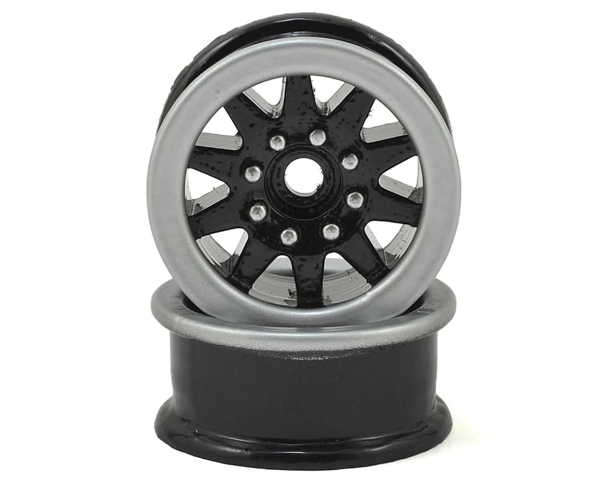 Scale By Chris 1.9 Trailer Wheels (2) (Black) 3 Scale By Chris 1.9 Trailer Wheels (2) (Black)
