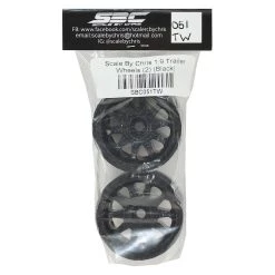 Scale By Chris 1.9 Trailer Wheels (2) (Black) 7 Scale By Chris 1.9 Trailer Wheels (2) (Black) -Scale By Chris Sales 2022 sbc051tw 2