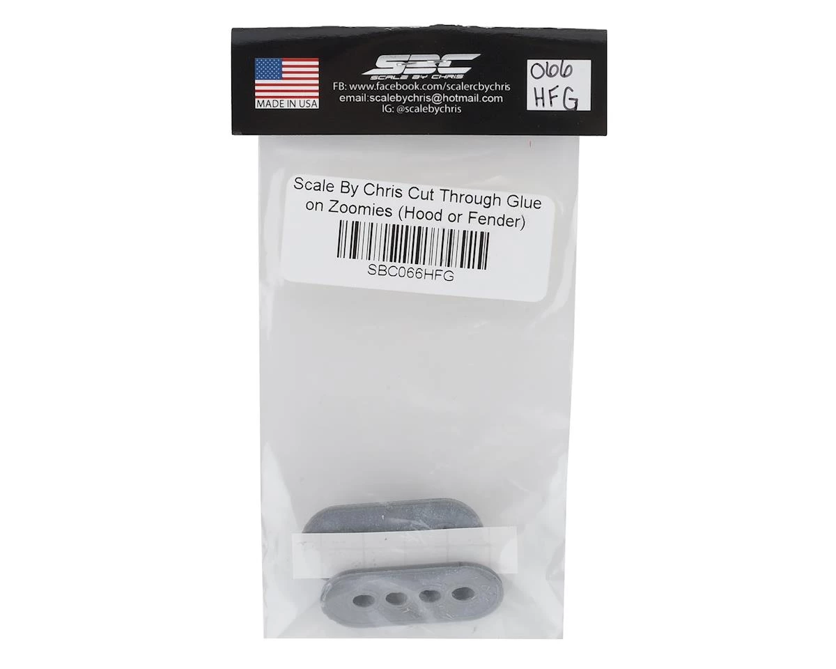 Scale By Chris Cut Through Glue on Zoomies (Hood or Fender) 4 Scale By Chris Cut Through Glue on Zoomies (Hood or Fender) - Image 2