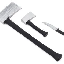 Scale By Chris Woodsman Multi Pack w/Axe, Hatchet & Buck Knife (Miniature Scale Accessory)