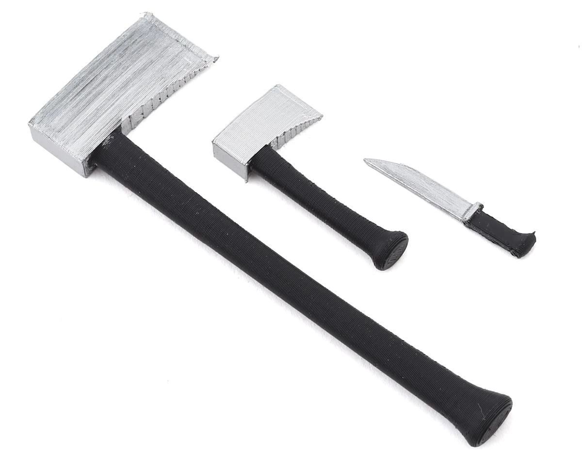 Scale By Chris Woodsman Multi Pack w/Axe, Hatchet & Buck Knife (Miniature Scale Accessory) 3 Scale By Chris Woodsman Multi Pack w/Axe, Hatchet & Buck Knife (Miniature Scale Accessory)