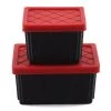 Scale By Chris HD Tote Bundle Pack w/Red Lid (Miniature Scale Accessory) 1 Scale By Chris HD Tote Bundle Pack w/Red Lid (Miniature Scale Accessory) -Scale By Chris Sales 2022 sbcmul6r