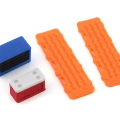 Scale By Chris 1/24 Scale Combo Pack 2 w/Blue Tool Box, Red Ice Chest, Orange Sand Ramps