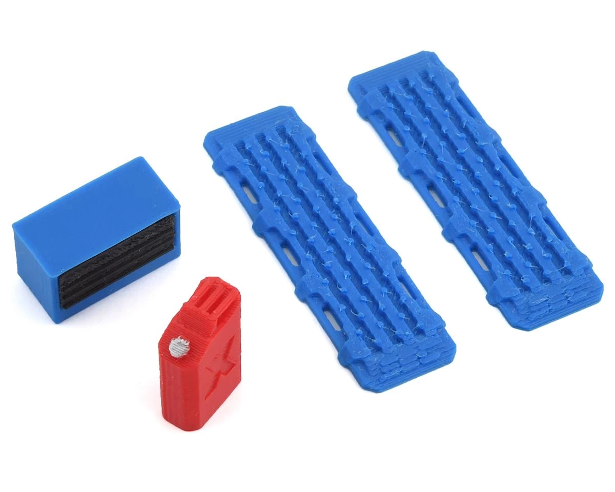 Scale By Chris 1/24 Scale Combo Pack 4 w/Jerry Can, Blue Tool Box, Blue Sand Ramps 3 Scale By Chris 1/24 Scale Combo Pack 4 w/Jerry Can, Blue Tool Box, Blue Sand Ramps