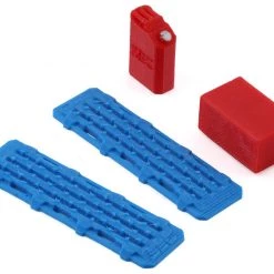 Scale By Chris 1/24 Scale Combo Pack 5 w/Red Tool Box, Jerry Can, Blue Sand Ramps