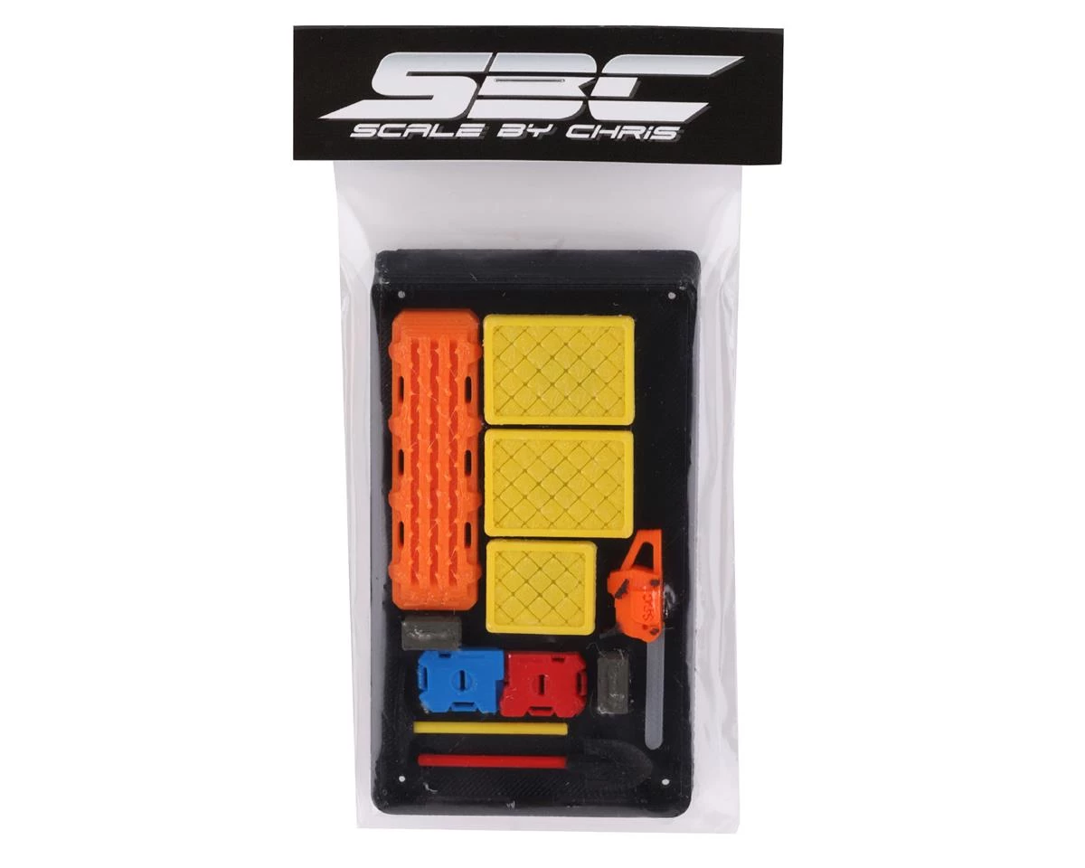 Scale By Chris SCX24 Jeep Loaded Roof Basket (106x60mm) 4 Scale By Chris SCX24 Jeep Loaded Roof Basket (106x60mm) - Image 2