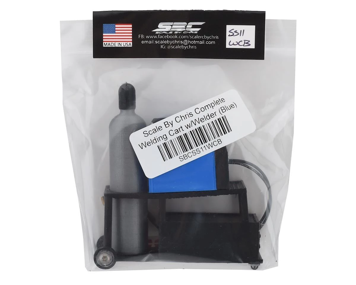 Scale By Chris Complete Welding Cart w/Welder (Blue) 5 Scale By Chris Complete Welding Cart w/Welder (Blue) - Image 3