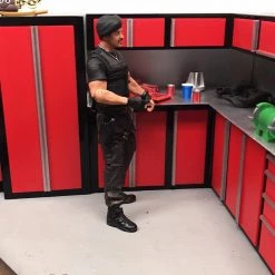 Scale By Chris Scale Shop Series Lower Cabinet Door Face Plates (Red) (5) -Scale By Chris Sales 2022 sbcss1lcr 3