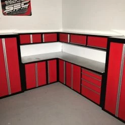 Scale By Chris Scale Shop Series Upper Cabinet Door Faces (Red) (5) -Scale By Chris Sales 2022 sbcss1ucr 2