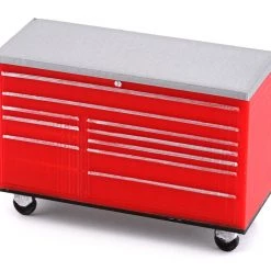 Scale By Chris Sales 2022 28 Scale By Chris 1/24 Classic Roll Around Tool Box (Red)