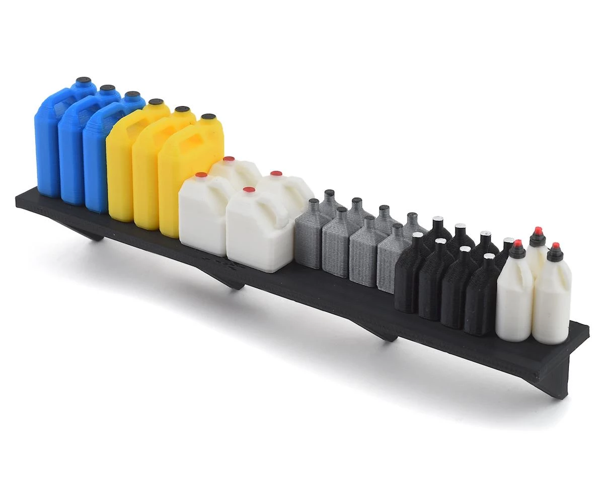 Scale By Chris Shop Series 150mm Loaded "Fluids" Wall Shelf (Large) 3 Scale By Chris Shop Series 150mm Loaded "Fluids" Wall Shelf (Large)